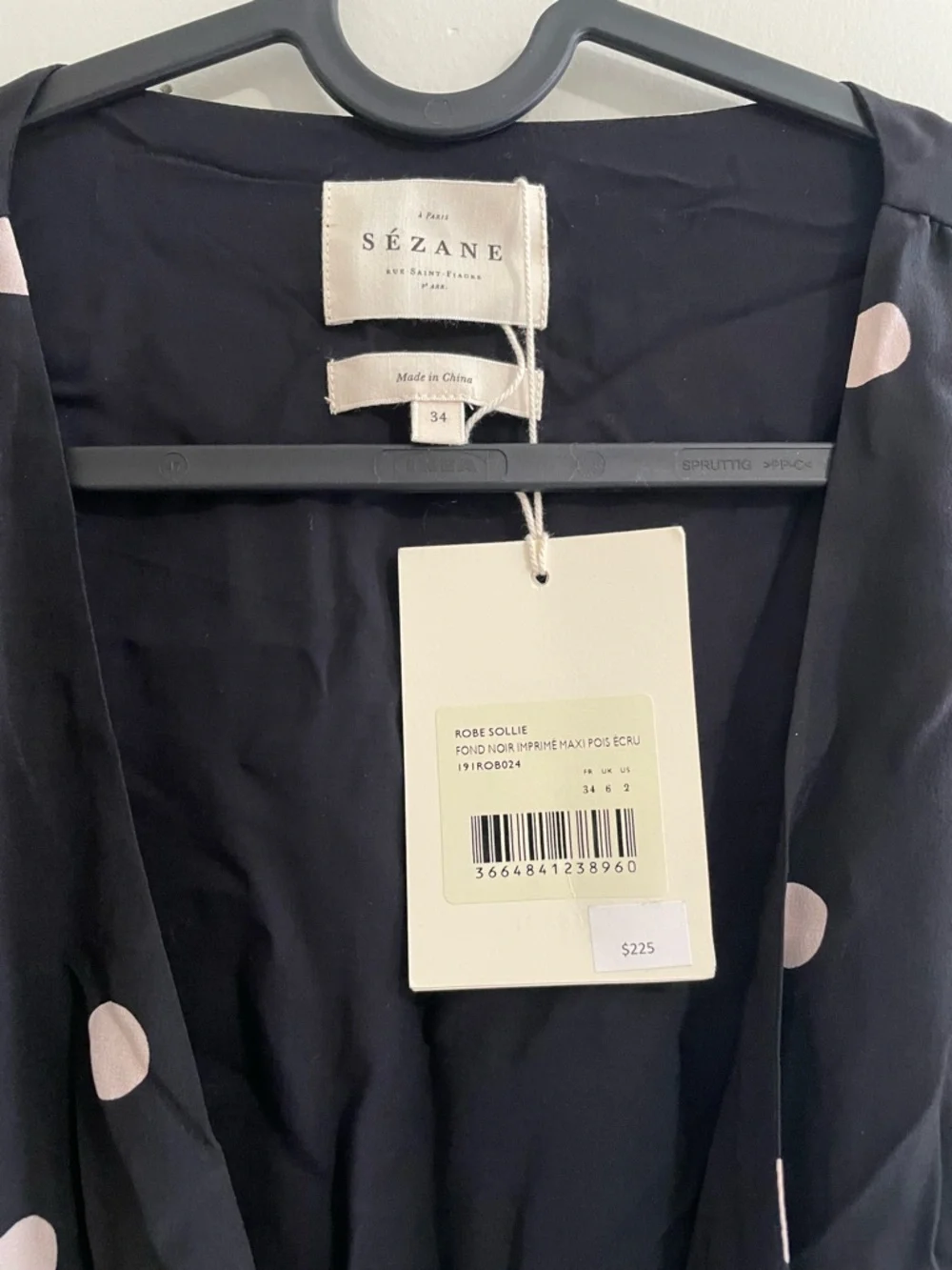 Sezane Sollie Silk Dress - Picture 2 of 2